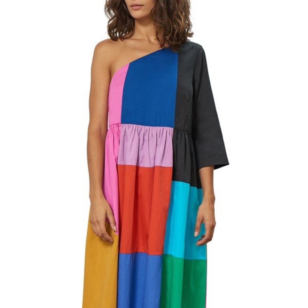 Mara Hoffman Joanna Dress - sz 10 Patchwork NWOT